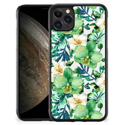 Apple iPhone 11 Pro Skin Case Orchidee Groen