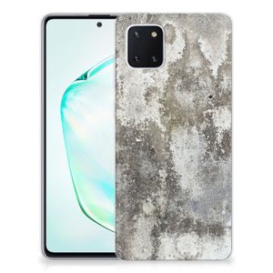 Samsung Galaxy Note 10 Lite TPU Siliconen Hoesje Beton Print