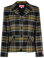 Kenzo blazer à motif tartan - Jaune - thumbnail