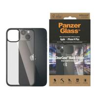 iPhone 14 Plus/15 Plus PanzerGlass ClearCase Antibacterial Case - Black / Clear - thumbnail