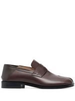 Maison Margiela mocassins Tabi en cuir - Marron