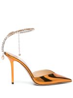 Jimmy Choo escarpins Saeda en cuir 100 mm - Orange - thumbnail