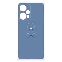 Xiaomi Poco F5 Telefoonhoesje met Naam Baby Rhino