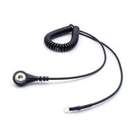 Quadrios ESD-aardingskabel 1,80 m drukknop 4 mm, ringkabelschoenaansluiting