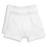 Fruit of the Loom classic boxer heren ondergoed - katoen - wit - 2-pack - Ondergoed voor heren - thumbnail