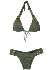 Brigitte bikini à ornements métalliques - Vert