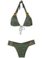 Brigitte bikini à ornements métalliques - Vert - thumbnail