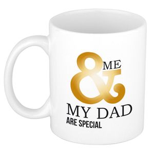 Vaderdag mok - me & my dad are special - wit - 300 ml - keramiek