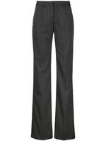 Alessandra Rich pantalon de tailleur à fines rayures - Gris