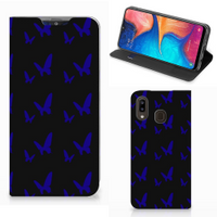 Samsung Galaxy A30 Hoesje met Magneet Vlinder Patroon - thumbnail