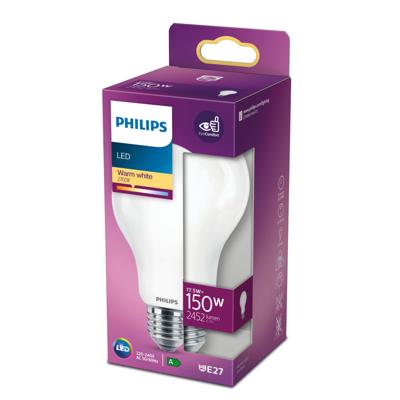 Philips Classic LEDbulb E27 Peer Mat 17.5W 2452lm - 827 Zeer Warm Wit | Vervangt 150W Philips Classic LEDbulb E27 Peer Mat 17.5W 2452lm - 827 Zeer Warm Wit | Vervangt 150W