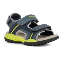 Geox J Borealis Boy A Sandalen voor jongens, Avio Lime, 37 EU