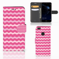 Huawei P10 Lite Telefoon Hoesje Waves Pink