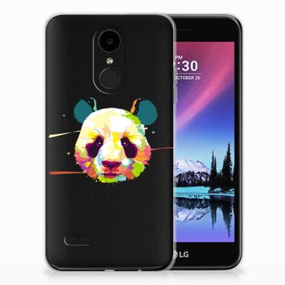 LG K4 (2017) Telefoonhoesje met Naam Panda Color
