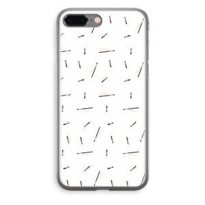 Hipster stripes: iPhone 8 Plus Transparant Hoesje