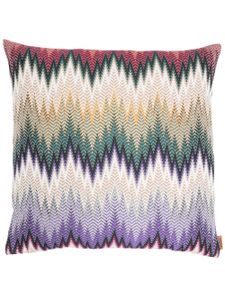 Missoni Home coussin à motif zig-zag - Blanc