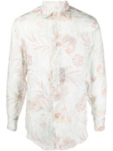 ETRO chemise Camicia à fleurs - Blanc