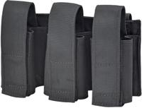 Defcon 5 granaathouder driedubbel 21 x 14 cm polyester zwart