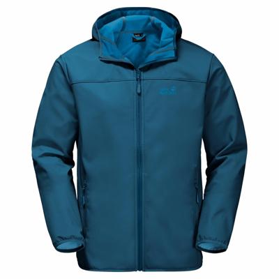 Jack Wolfskin Northern Point Softshell Jas Heren Blauw