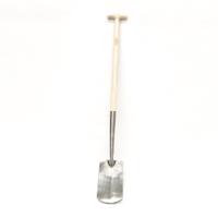 Tuinspade met steel en T-handvat gepolijst 280 x 170mm