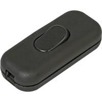 Kopp 191305001 snoerschakelaar met trekontlasting zwart 1 x uit/ON 6A 1st