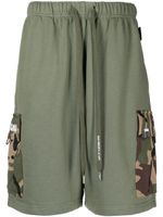 AAPE BY *A BATHING APE® short cargo Ape Head à motif camouflage - Vert - thumbnail