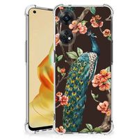 OPPO Reno8 T 4G Case Anti-shock Pauw met Bloemen - thumbnail