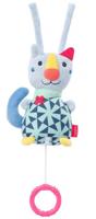 Fehn muziekdoosje Color Friends kat 16 cm pluche
