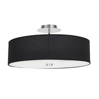 Nowodvorski Zwarte plafondlamp Viviane Ø 50cm 6390