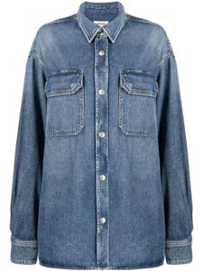 AGOLDE chemise en jean à deux poches - Bleu