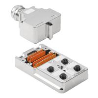 Weidmüller SAI-4-MMS 4P M12 1783540000 Passieve sensor/actorbox M12-verdeler met metalen schroefdraad 1 stuk(s) - thumbnail