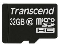 Transcend Premium microSDHC-kaart Industrial 32 GB Class 10, UHS-I Incl. SD-adapter - thumbnail