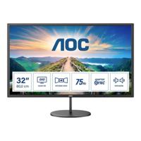 AOC Q32V4 LED-monitor Energielabel F (A - G) 81.3 cm (32 inch) 2560 x 1440 Pixel 16:9 4 ms HDMI, DisplayPort, Hoofdtelefoonaansluiting IPS LED - thumbnail