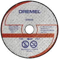 Dremel DSM520 2615S520JB Doorslijpschijf recht 77 mm 2 stuk(s) Baksteen, Gipskarton