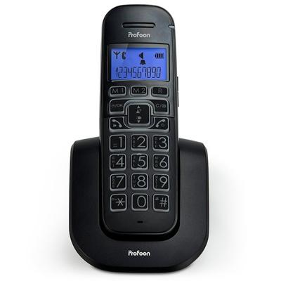 Profoon PDX-2808 telefoon DECT-telefoon Zwart Nummerherkenning Profoon PDX-2808 telefoon DECT-telefoon Zwart Nummerherkenning
