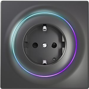 FIBARO Walli Outlet - Antraciet - Type F (NL-versie)