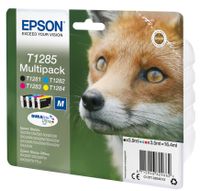 Epson Inktcartridge T1285 Origineel Combipack Zwart, Cyaan, Magenta, Geel C13T12854012 - thumbnail