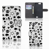 Telefoonhoesje met Naam Huawei Ascend G7 Silver Punk