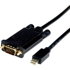 ROLINE 11.04.5977 video kabel adapter 2 m VGA (D-Sub) Mini DisplayPort Zwart