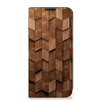 Book Wallet Case voor Samsung Galaxy Xcover 6 Pro Wooden Cubes - thumbnail