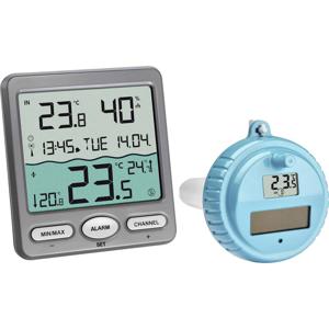 TFA Dostmann VENICE Funk-Pool-Thermometer Zwembadthermometer Antraciet