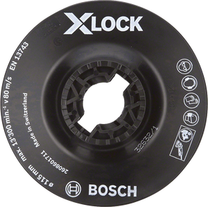 Bosch Accessoires X-LOCK Steunschijf voor fiberschijven 115mm soft - 1 stuk(s) - 2608601711