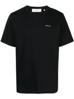 Róhe logo-embroidered cotton T-shirt - Noir