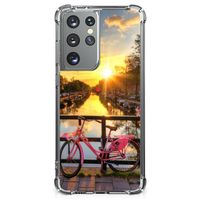 Samsung Galaxy S21 Ultra Telefoonhoesje met valbescherming Amsterdamse Grachten - thumbnail