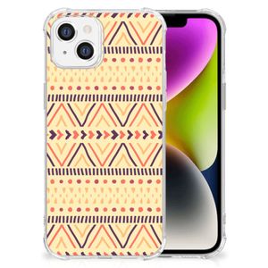 iPhone 14 Doorzichtige Silicone Hoesje Aztec Yellow