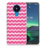 Nokia 1.4 TPU bumper Waves Pink