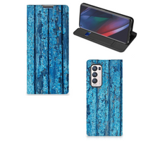 OPPO Find X3 Neo Book Wallet Case Wood Blue