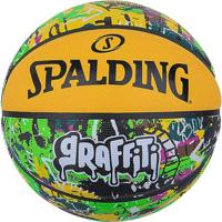 Spalding Graffiti - - geel/groen - maat Maat 7 - thumbnail