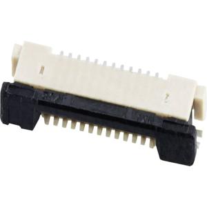 Molex 545481271 FFC/FPC-aansluiting Totaal aantal polen: 12 Rastermaat: 0.5 mm Inhoud: 1 stuk(s) Tape on Full reel