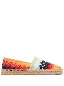 Missoni espadrilles à motif zig-zag - Orange